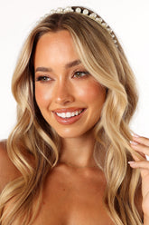 Baylee Headband - Pearl